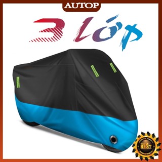 3 lớp bạt phủ xe máy bạt trùm bạt che Motorcycle Cover