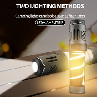 Vital Elegance Đèn pin chiếu sáng ngoài trời LED đuổi muỗi Đèn cắm trại Chân máy đa chức năng Đèn cắm trại