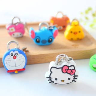 Nhà Máy Thời Trang Hoạt Hình Khóa Búp Bê Kim Loại Mini Ổ Khóa Sáng Tạo Dễ Thương An Toàn Chống Trộm Khóa Hành Lý QrhYK