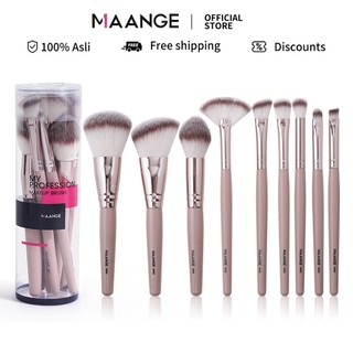 MAANGE Bộ 9 Cọ Makeup Chuyên Nghiệp Kèm Bao Đựng