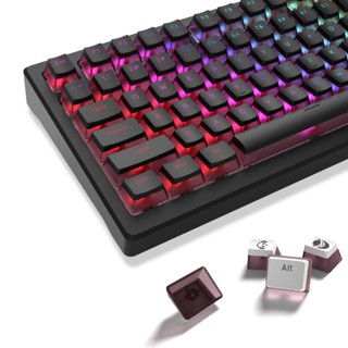 165 Phím Pudding Keycaps OEM Profile Double Shot PBT Key Cap Custom Keycap cho 60% 65% 70% 100% Cherry Gateron MX Switch Bàn phím cơ