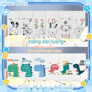💥5Pcs 175*70CM💥miếng xốp dán tường xốp dán tường tranh miếng dán chống va chạm cho bé xốp dán tường 70x35cm giá rẻ Giấy dán tường chống thấm 3d Dán tường nệm Xốp dán tường người nhện giấy dán tường loại xịn tranh decal dán tường