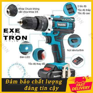 Máy khoan pin không dây, máy khoan điện, tuốc nơ vít 149V 3 chức năng để khoan sắt và gỗ, bao gồm phụ kiện miễn phí