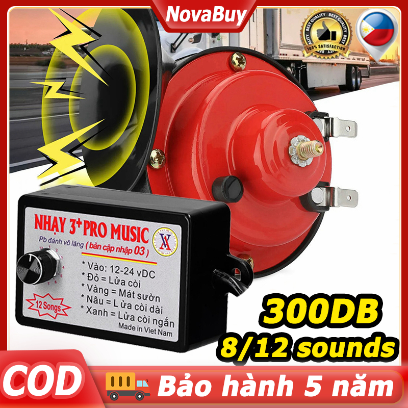 Sừng xe máy, Sừng ô tô, Phong cách ốc sên 12V, Hộp điều khiển loa đa âm thanh, còi báo động bắt chước 3 pro 12 bài hát, còi rơle tự động chạy điện cho xe tải và ô tô, còi không khí, còi điện
