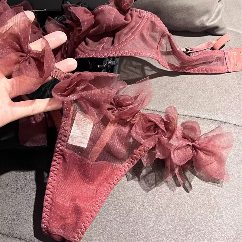 [Quần Lót + Áo Ngực] 1 Bộ Áo Ngực Nữ Thời Trang Gợi Cảm Áo Ngực Ren Mềm Quần Lót Nữ Dây Quần Lót Nữ | BigBuy360 - bigbuy360.vn