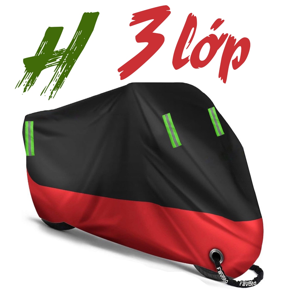 Bạt Phủ Xe Máy Chống Mưa, Nắng, Bao Tất Cả Các Mùa Bụi Bẩn Chất Lượng Cao Chống Thấm Tuyệt Đối, Bao Trùm Cả Xe Với lỗ khóa