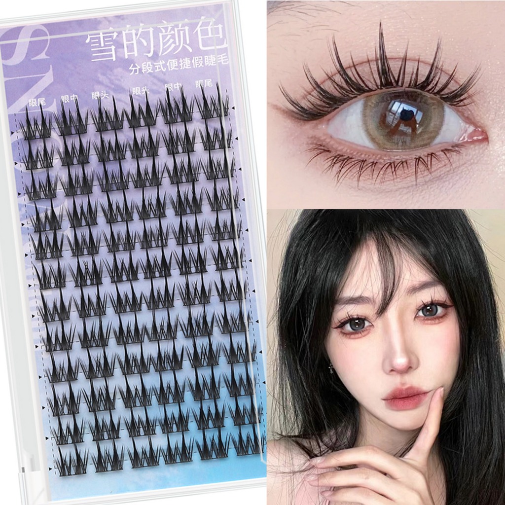 Lông mi manga mềm mại, tự nhiên, dày, lông mi giả, trang điểm lông mi manga, trang điểm lông mi hàng