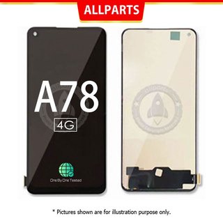 Allparts incell màn hình hiển thị cho oppo a78 lcd bộ số hóa màn hình cảm ứng reno 7 se