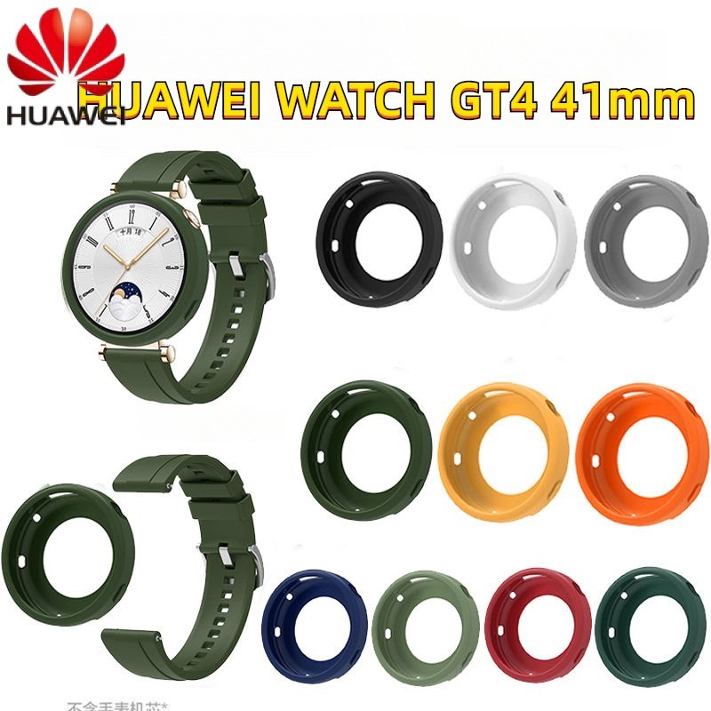 Thích hợp cho Vỏ bảo vệ Huawei Watch GT4 Dây đeo silicon mềm màu trơn Huawei Watch GT4 (41MM) Vỏ bảo