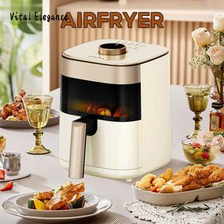 Vital Elegance Lò chiên không khí công suất lớn nồi chiên điện thông minh đa chức năng gia đình không dầu máy chiên điện