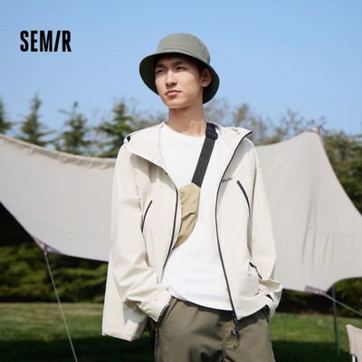 Semir Áo Gió Nam Semir Thu Đông 2024 Được Thiết Kế Cho Các Hoạt Động Ngoài Trời Có Áo Khoác Có Mũ Trùm Đầu Ba Năng Lực Cho Cặp Đôi