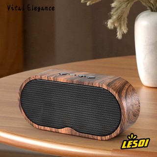 Vital Elegance Loa Bluetooth hạt gỗ F3 Loa thẻ Mini cổ điển