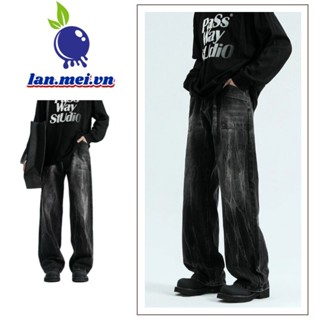 Quần Jeans Nam ống Suông Thời Trang Dày Dặn Mềm Mát Quần Jean Bó Nam
