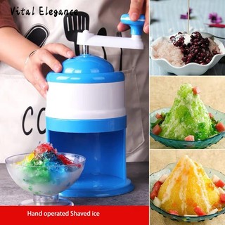 Vital Elegance Máy cạo đá Mini, máy đá mưa đá nhỏ, máy cắt đá cạo, máy cạo đá gia dụng thủ công, máy nghiền đá quay tay