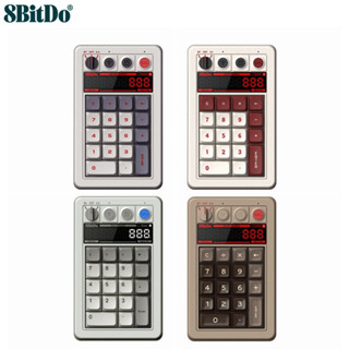 8bitdo Retro 18 Cơ Numpad C64 / M / N / Fami Edition Tương Thích Với Windows Android PC Games Console Bàn Phím Không Dây 2.4G Bluetooth Bàn Phím Chơi Game USB Bàn Phím Máy Tính Có Dây USB