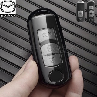 Vỏ chìa khóa ô tô Mazda cho Mazda 2 / 3 / CX-3 / CX-5 / Skyactiv Chìa khóa chìa khóa chìa khóa thông minh không cần chìa khóa Mazda Móc khóa