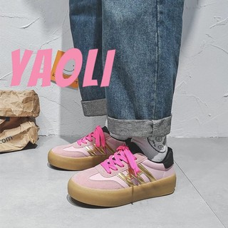 YAOLI Giày đế xuồng mới dành cho nữ đầu tròn thể thao cổ điển de giày tập luyện