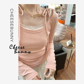 CheeseBunny Sơ mi dài tay thời trang xuân hè 2023 nữ