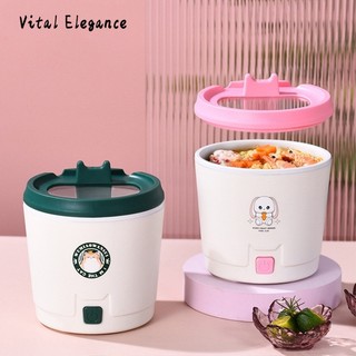 Vital Elegance Nồi nấu điện mini nồi ăn liền nồi nhỏ tất cả trong một nồi mì ăn liền mini