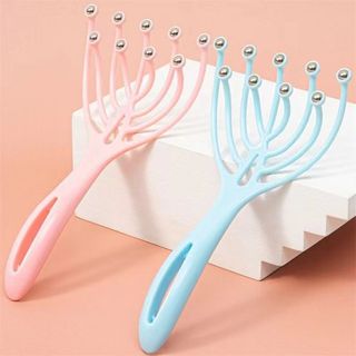 5 / 9 Móng Vuốt Đầu Máy Mát Xa Có Bóng Thép Cổ Massage Da Đầu Con Lăn Lược Kinh Tuyến Mịn Đầu Thư Giãn Cơ Thể Spa Dụng Cụ Giảm Căng Thẳng Di Động Cầm Tay Massgers Dụng Cụ Chăm Sóc Đầu