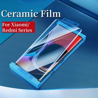  Cong Full Cover Gốm Phim Cho Redmi Note 14 13 Pro Plus Xiaomi Mi 15 14 13 12 12S 11 10 Ultra Pro 12X 10S Mix 4 Civi 2 Bảo Vệ Màn Hình Không Kính Cường Lực 
