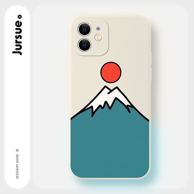 Ốp lưng JURSUE mềm chống bẩn đơn giản độc lạ ngộ nghĩnh cho iPhone 17 16 15 14 13 12 11 Pro Max SE 2020 X XR XS 8 7 ip kute Y5330