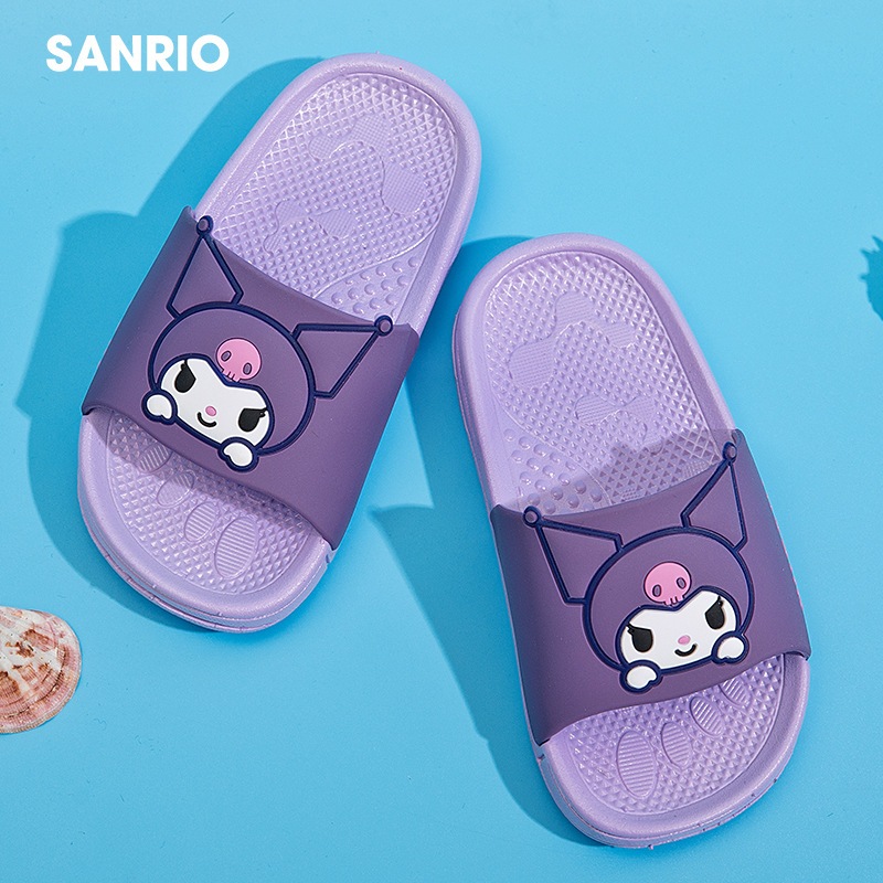 AYUER Hoạt Hình Dễ Thương pvc Đế Mềm Chống Trơn Trượt Dép Đi Trong Nhà Cho Bé Gái