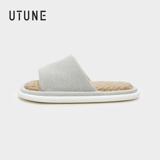 UTUNE Dép đi trong nhà đế mềm chống trượt, hở mũi, phù hợp cho cả nam và nữ