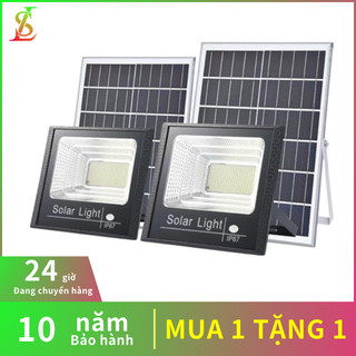 [Ls] Đèn năng lượng mặt trời Mua 1 lấy 1 Đèn tự động Đèn LED chống nước ngoài trời có điều khiển từ xa