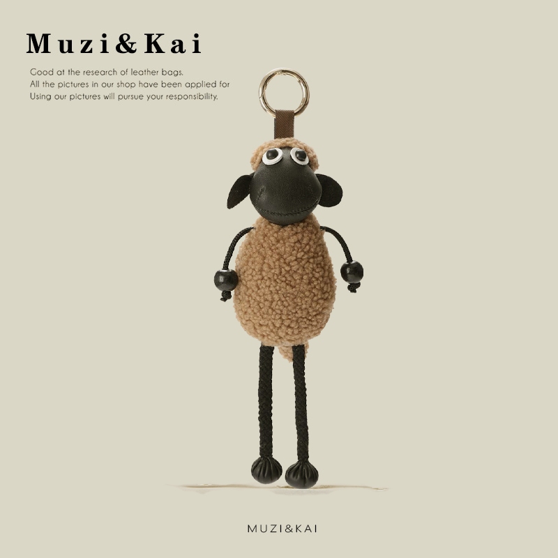 Mặt dây chuyền Muzikai Alpaca Mặt dây chuyền túi búp bê sang trọng dễ thương