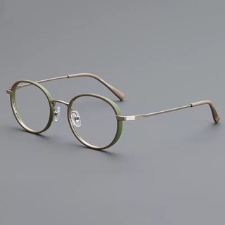 Siêu Nhẹ Hình elip Kính Mắt Khung Nữ Thời Trang Hình Bầu Dục Quang Kính Khung Nam Vintage Tròn Kính Khung 48065