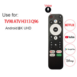  Nilank Remote Giọng nói Điều khiển Đầu Thu Android HD 8K TiVi Box Google khiển TV98 ATV H313 Q96 