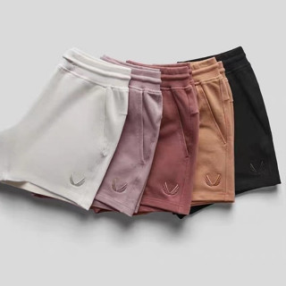 Nam Thêu LOGO Đầu Gối Lên Size Quần Short Cotton Co Giãn Túi Dây Kéo Phong Cách Hoa Kỳ Hip Hop Thời Trang Đường Phố Thể Thao Thể Dục Chạy Bộ Quần Nhà Máy Bán Hàng Trực Tiếp