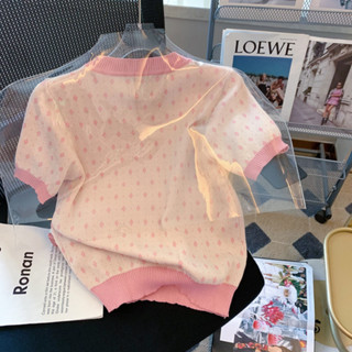 MAIFUWEI áolen áo cardigan khoác tingoan  Comfortable INS xu hướng Vintage WCS2440RI9 16Z240419