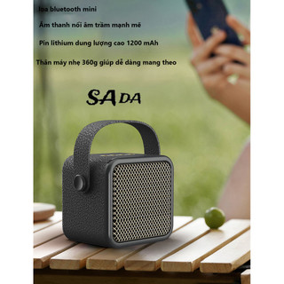 SADA Loa bluetooth sáng tạo cổ điển thẻ ngoài trời USB điện thoại di động loa siêu trầm di động loa bluetooth mini không dây