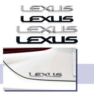 3d ABS Nhựa Biểu Tượng Lexus Logo Xe Fender Phía Sau Thân Xe Huy Hiệu Miếng Dán Cho Xe Lexus RX350 NX200 ES300 IS300 LX470 LX570 Đề Can Phụ Kiện