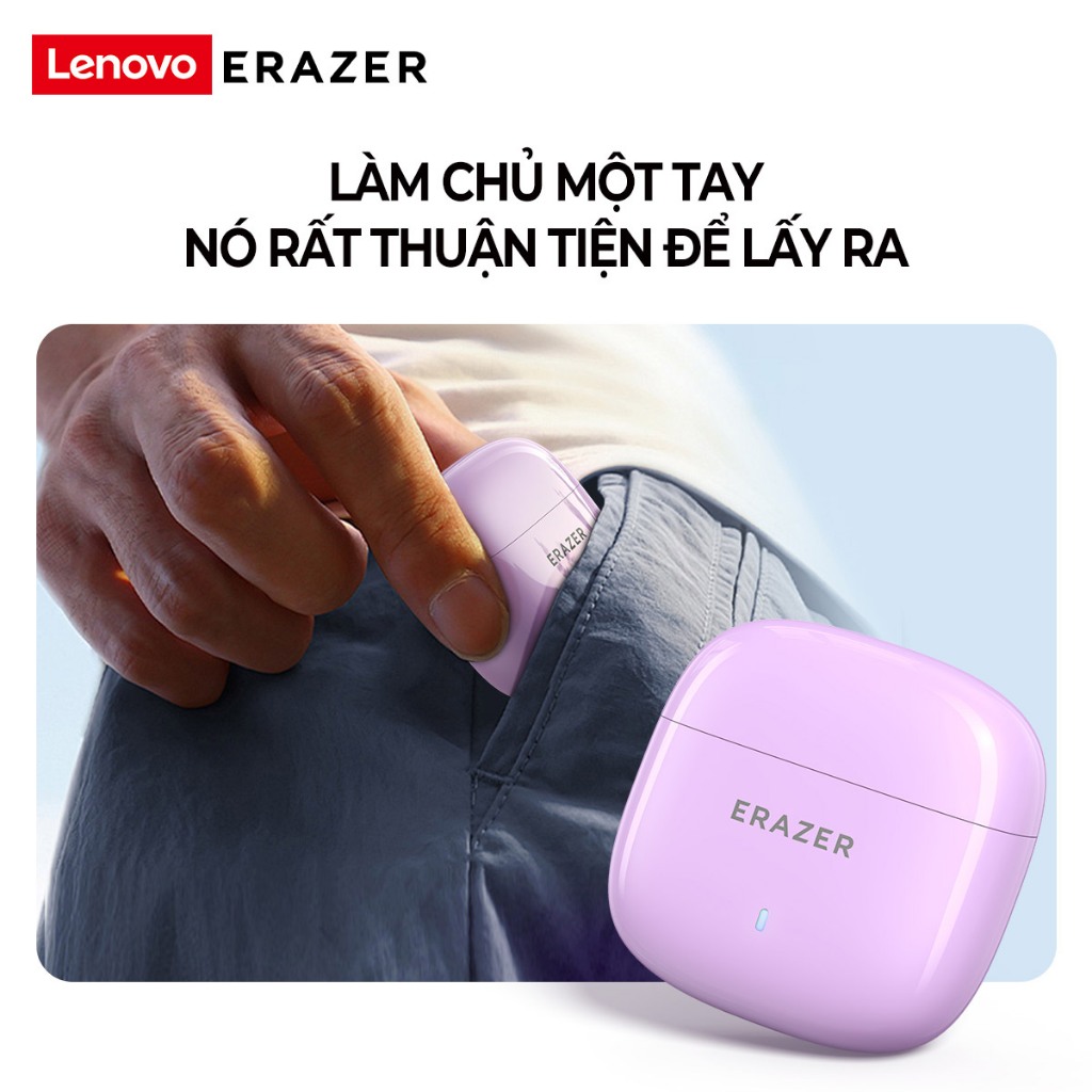 Lenovo ERAZER XT92 Tai nghe bluetooth Tai nghe không dây Bluetooth 5.4 HD Stereo Giảm tiếng ồn thông minh Cảm ứng chống nước có Mic | BigBuy360 - bigbuy360.vn