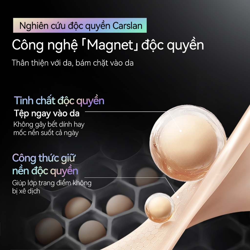 【Dành cho thành viên】Kem lót trang điểm Black Magnet Carslan kiểm soát dầu Primer Mini 10g