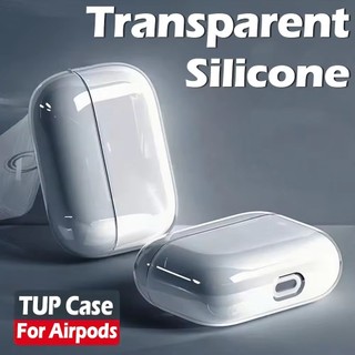 Vỏ bọc Clear silicon dẻo đựng tai nghe không dây Airpods 1 2 3 Pro i11 i12 Airpods Pro 2