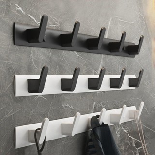 GuanChuang Móc quần áo phòng tắm móc treo tường sau cửa, móc mũ không khoan để dễ lắp đặt và sử dụng