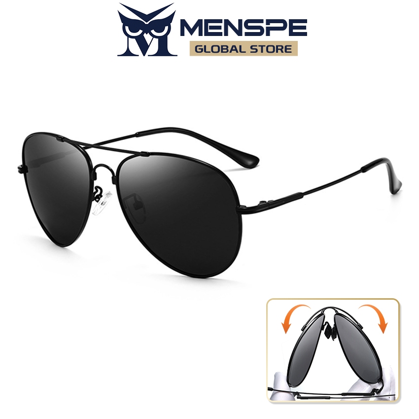 Kính Mát Nam MENSPE Khung Hợp Kim Titan Kính Mát Photochromic Thời Trang UV400 Kính Mát Phân Cực Thường Sắc Thái Cho Người Đàn Ông Tự Động Đổi Màu Kính Lái Xe Kính Mát Kính Mát
