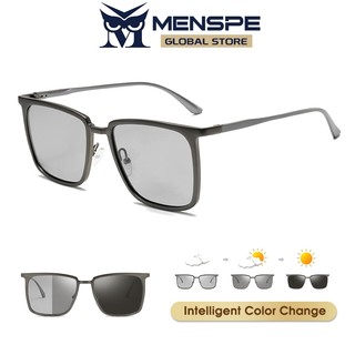 Menspe Kính râm đổi màu tự động Kính râm Photochromic Kính râm tầm nhìn ban đêm Kính râm phân cực TAC Kính râm lái xe Kính râm sử dụng kép UV400 Chống nắng