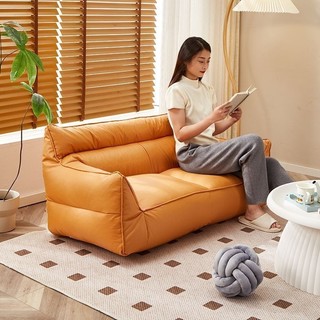 Sofa lười Phòng ngủ Tatami Sofa nhỏ Hai người Sofa phòng khách ghế thư giãn ghế sofa mini ghế togo ghế da sofa tối giản ghế lười hạt đậu ghế đọc sách nội thất phòng ngủ