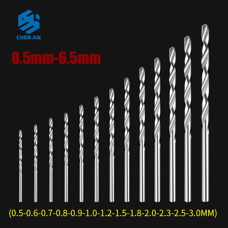 0.5mm-6.5mm HSS Mũi khoan xoắn mini trang sức tay gỗ Jobber 4241 Mũi thép không gỉ cao CHENAN