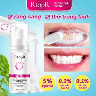 RtopR Kem Làm Trắng Răng An Toàn Cho Sức Khỏe Chiết Xuất Bạc Hà Chất Lượng Cao Serum Làm Trắng Răng Loại Bỏ Vết ố Vàng 60Ml