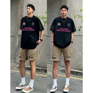PEAR DODO Áo thun cotton ngắn tay đường phố cao cấp Mỹ dành cho nam nữ cặp đôi thiết kế chữ mùa hè cổ điển hàng đầu