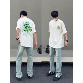 Áo thun nam tay ngắn in hình đường phố cao cấp Mỹ mùa hè 2024 mới dáng rộng cotton nửa tay