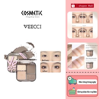 【4.25 ❤️Ưu đãi giới hạn thời gian❤️2025 Kiểu mới  VEECCI  Bảng Phấn Tạo khối Phấn mắt  tạo khối Bảng Phấn Bắt Sáng Trang Điểm Chuyên Nghiệp Phấn mắt Chống nước