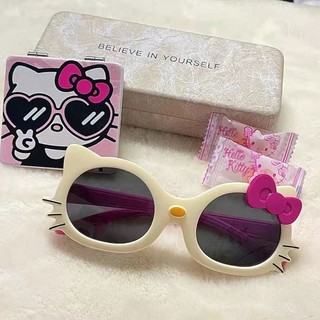 👓️Amigoa1👓️ Kính ảnh Kitty đạo cụ kính râm hợp thời trang cho bé gái kính râm hoạt hình dễ thương
