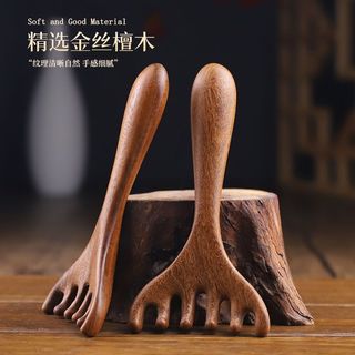  Lược Massage 6 Móng Gỗ Đàn Hương Đầu Trị Liệu Da Đầu Lược Kinh Tuyến Sừng Tendon Cạo Mặt Lược Massage Chống Tĩnh Điện Tóc Trầy Xước Mắt Cầu Mũi Dụng Cụ Tiện Dụng